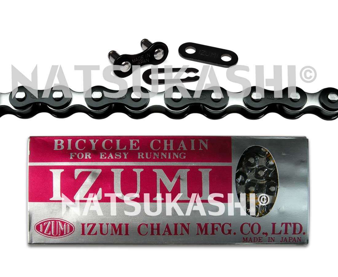 Izumi Black and Silver Old school BMX Chain